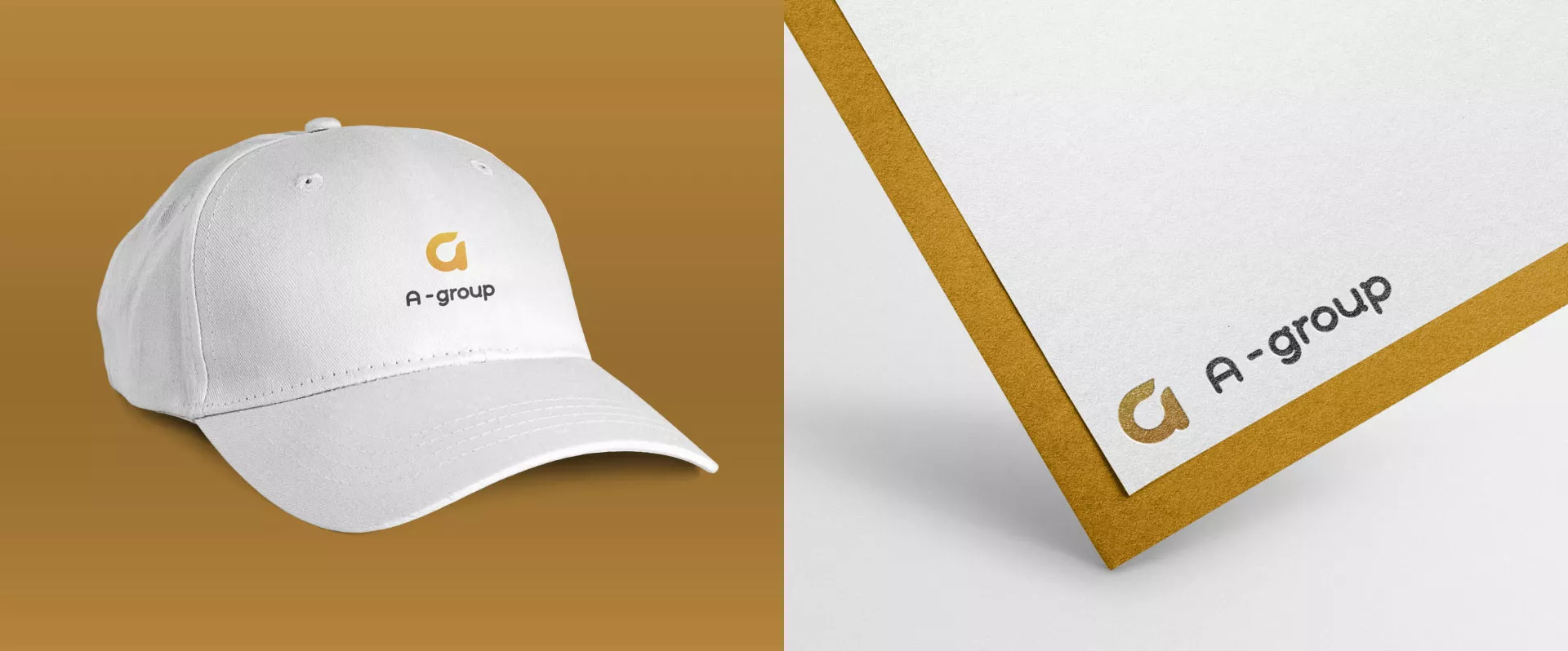 Разработка логотипа для компании «А-ГРУПП» в Каменке