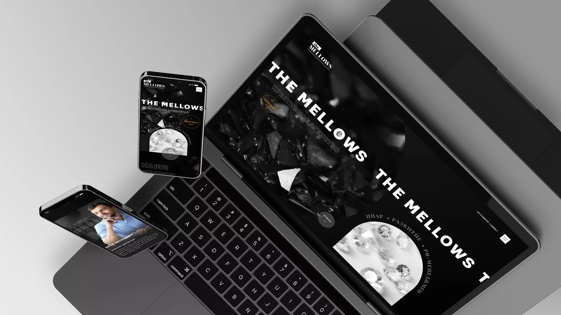 Разработка сайта креативного агентства «The Mellows» в Каменке